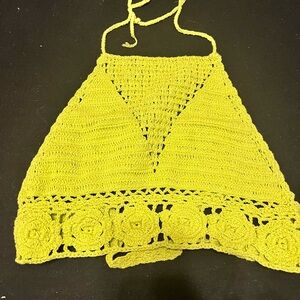 2 Crochet Halter Tops